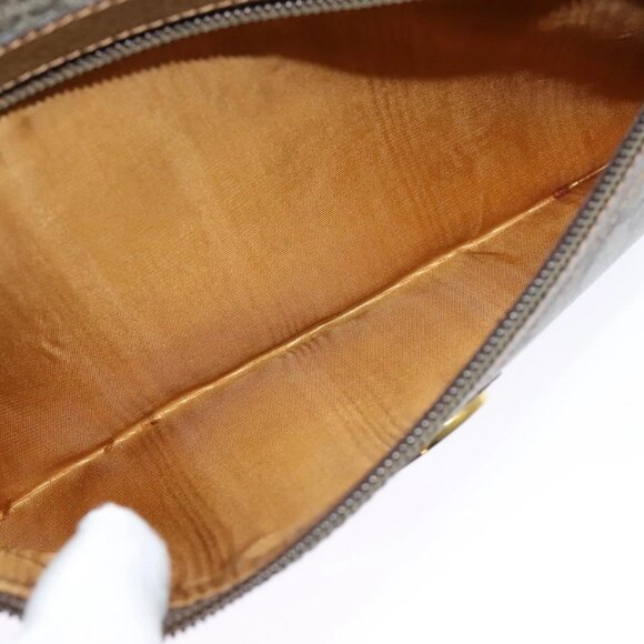 GUCCI GG Plus Supreme Shoulder Bag PVC Beige Gold Auth BA1591 - Picture 13 of 16